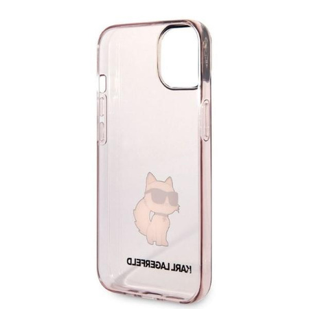 Karl Lagerfeld KLHCP14MHNCHTCP iPhone 14 Plus 6,7" różowy/pink hardcase Ikonik Choupette