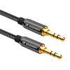 Wozinsky uniwersalny kabel mini jack 2x kabel AUX 2 m czarny