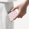 Powerbank Baseus EnerFill FM12 Qi2 10000mAh 22.5W kompatybilny z MagSafe z białym kablem Baseus Simple USB-C 20V/3A 0,30m - różowy
