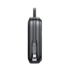 Joyroom powerbank indukcyjny 10000mAh Icy Series 22.5W z wbudowanym kablem USB C czarny (JR-L006)