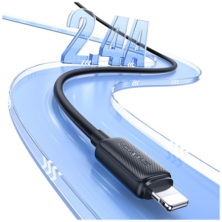USAMS KABEL LIGHTNING DO USB-A 2.4A DO TELEFONÓW IPHONE 2M SZYBKIE