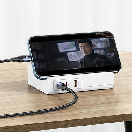 USAMS LISTWA ZASILAJĄCA 65W DO TELEFONÓW I LAPTOPÓW USB EXTENSION SOCKET EU
