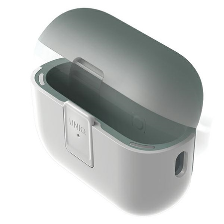 UNIQ etui Clyde Lock Case AirPods Pro 2(2022/2023) biało-miętowy/dove white-soft mint