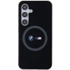 Etui BMW M Silicone Printed Ring MagSafe na Samsung Galaxy S24 - czarne