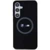 Etui BMW M Silicone Printed Ring MagSafe na Samsung Galaxy S24+ - czarne