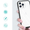 HURTEL ETUI POKROWIEC SILIKONOWY DO IPHONE 14 PRO MAX Z RAMKĄ CLEAR 3IN1