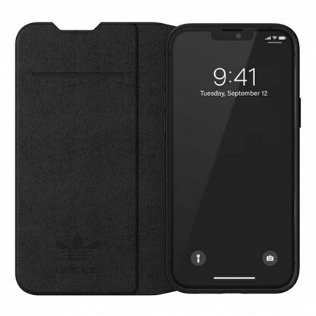 Adidas OR Booklet Case BASIC iPhone 13 Pro Max 6,7" czarno biały/black white 47127