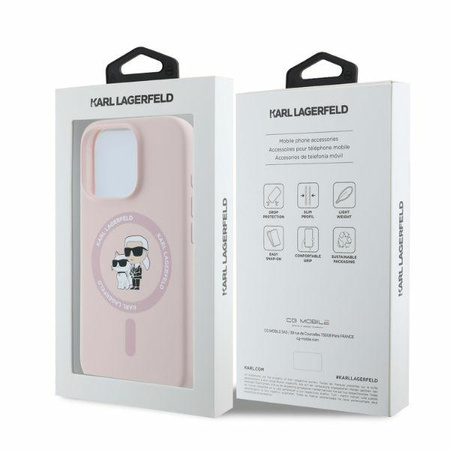 KARL LAGERFELD ETUI HARDCASE DO IPHONE 16 PRO MAX 6.9 DO MAGSAFE SILICONE