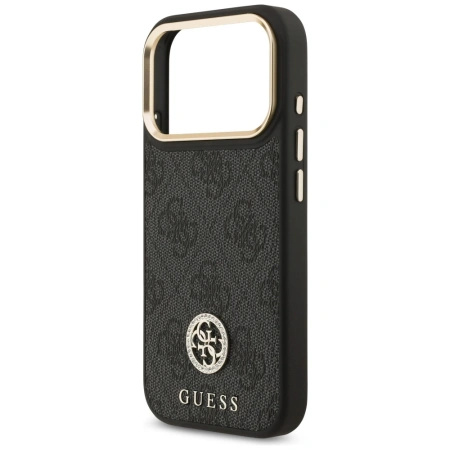 GUESS ETUI 4G STRASS LOGO MAGSAFE DO IPHONE 17 PRO Z LUKSUSOWYM DESIGNEM