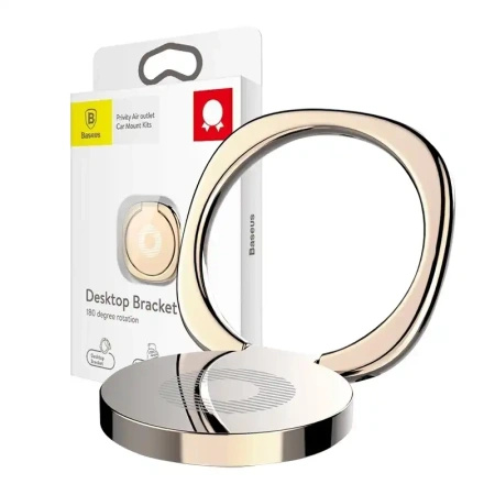 BASEUS UCHWYT RING HOLDER PIERSIEŃ DO TELEFONÓW SAMSUNG A51 A71 ZŁOTY