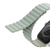 UNIQ pasek Revix Apple Watch Series1/2/3/4/5/6/7/8/9/SE/SE2 38/40/41mm. Reversible Magnetic zielony-beżowy/sage-beige