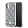 DKNY ETUI HARDCASE DO IPHONE 11 Xr 6.1 IML CHECKERED MONO STRIPES