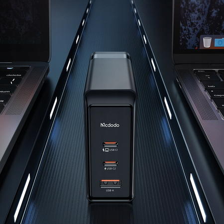 Fast Charger, GaN, Usb-C, Usb, 3 ports, 140W, Mcdodo