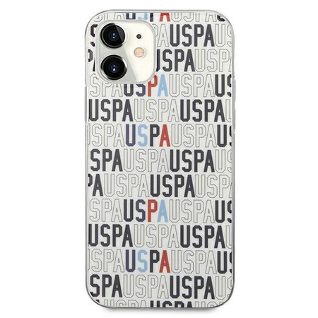 Etui U.S. Polo Assn. Logo Mania Collection na iPhone 12 mini - białe