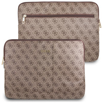 Guess Sleeve GUCS134GB 13" brązowy /brown 4G UPTOWN