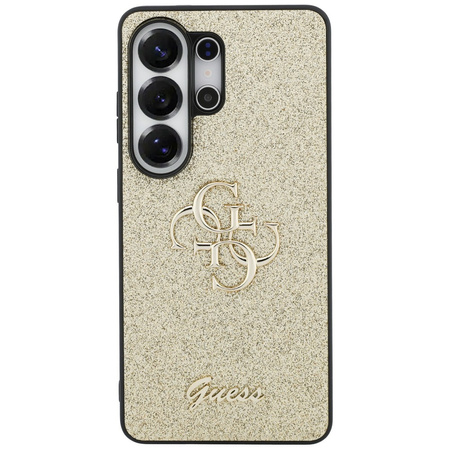 Etui Guess Fixed Glitter Big 4G Metal    Logo do Samsung Galaxy S26 Ultra złoty