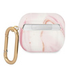 Guess GUA3UNMP AirPods 3 cover różowy/pink Marble Collection