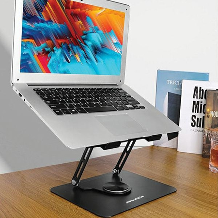 AWEI UCHWYT BIURKOWY X46 DO LAPTOPA 12-17 CALI Z MOŻLIWOŚCIĄ REGULACJI KĄTA