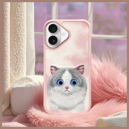 NIMMY ETUI IPHONE 16 6.1 BIG EYED PET 2.0 CAT DO APPLE IPHONE 16 ORYGINALNE