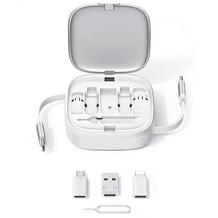 USAMS KABEL PRZEJŚCIÓWKA 3W1 MICRO USB USB-C DO LIGHTNING DO SMARTFONÓW 60W