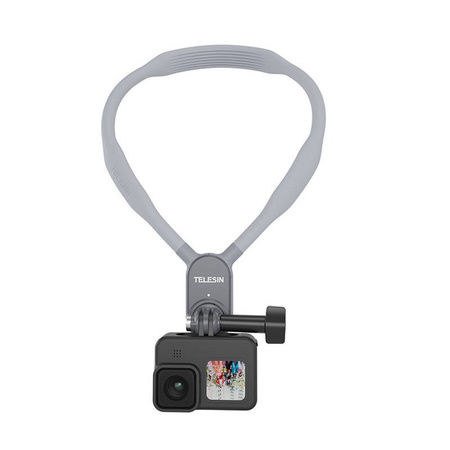 TELESIN OPAŚKA NA SZYJĘ DO KAMER SPORTOWYCH GOPRO DJI Z MOCOWANIEM NA SZYJĘ