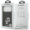 Etui Karl Lagerfeld IML Aquarelle Karl   & Choupette & Logo MagSafe do iPhone 17 Pro czarny