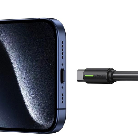 USAMS KABEL USB-C 3A YU SERIES 1M DO SZYBKIEGO ŁADOWANIA TELEFONÓW ANDROID