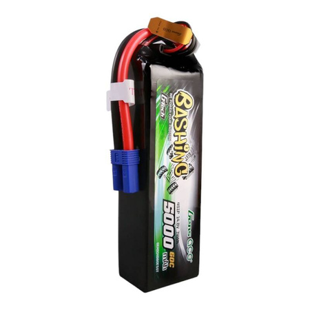 GENS ACE AKUMULATOR LIPO 5000MAH 14.8V 4S1P 60C Z KONEKTOREM EC5 DO RC