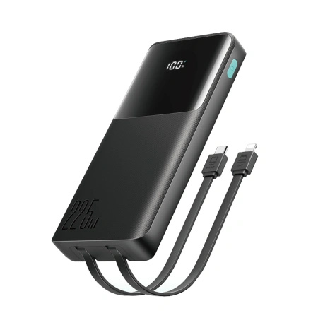 JOYROOM POWERBANK JR-PBF19 10000MAH DO SZYBKIEGO ŁADOWANIA Z DWOMA KABLAMI