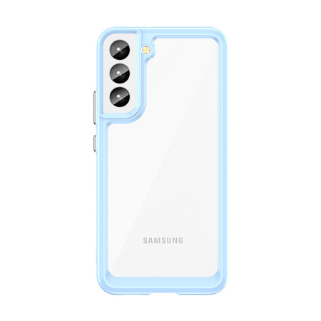 Outer Space Case etui Samsung Galaxy S23 pokrowiec z elastyczną ramką niebieskie