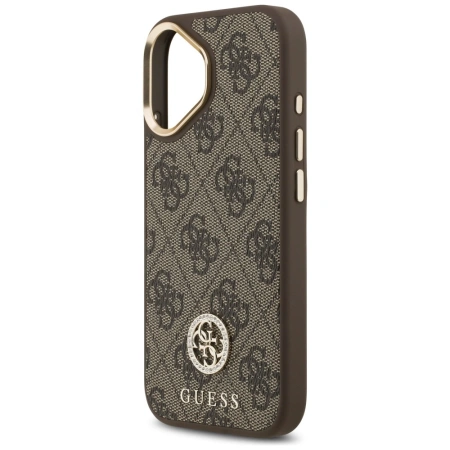 GUESS ETUI 4G STRASS LOGO MAGSAFE DO IPHONE 17 Z SYSTEMEM OCHRONY