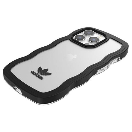 Etui Adidas OR Wavy Case na iPhone 13 Pro /13 czarny-przezroczysty/black-- przezroczyste 51900