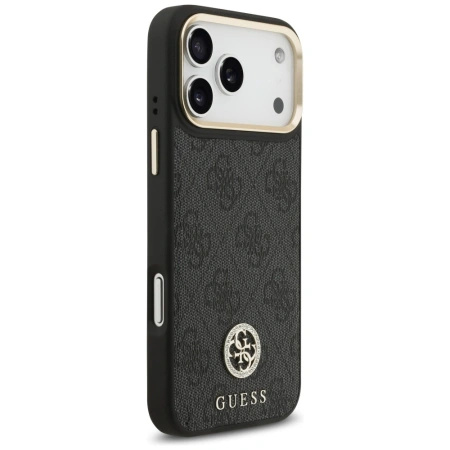 GUESS ETUI POKROWIEC DO IPHONE 17 PRO MAX 4G STRASS LOGO MAGSAFE