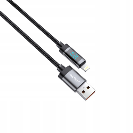 PALPRO KABEL USB-A LIGHTNING SZYBKIE ŁADOWANIE DO APPLE IPHONE 12 13 14 1M