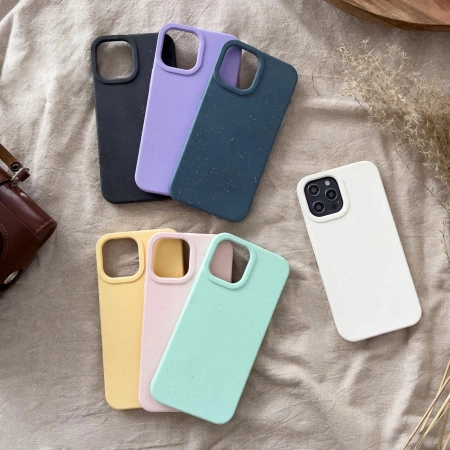 Eco Case etui do iPhone 12 Pro Max silikonowy pokrowiec obudowa do telefonu zielony
