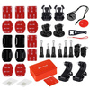 PULUZ ZESTAW 53 AKCESORII DO KAMER SPORTOWYCH GOPRO 4 5 6 7 8 9 WODOODPORNY