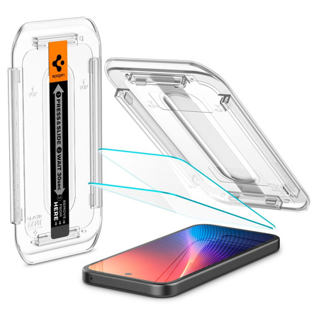 SPIGEN SZKŁO HARTOWANE GLAS.TR EZ FIT DO GOOGLE PIXEL 9A 2 SZTUKI OCHRONNE