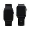 42/44/45/46/49 mm Black (big) - 3mk Silicone Watch Strap for Apple