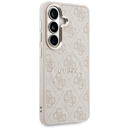 Etui Guess 4G Embossed Ring MagSafe do   Samsung Galaxy S26 różowy