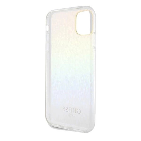Etui Guess IML Faceted Mirror Disco Iridescent na iPhone 11 / Xr - wielokolorowe