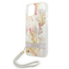Guess GUOHCP14SHFLSU iPhone 14 6,1" fioletowy/purple hardcase Flower Strap