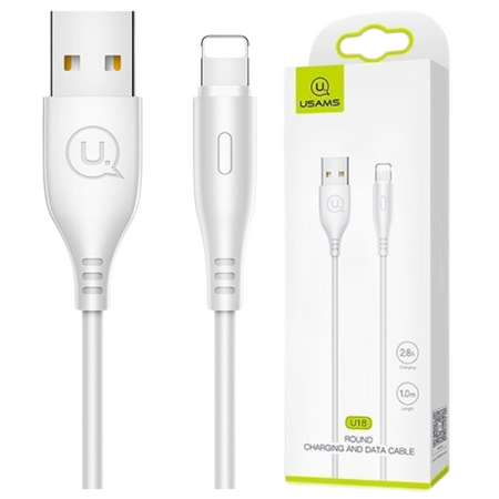 USAMS KABEL 1M DO LIGHTNING DO IPHONE 2A FAST CHARGE SZYBKIE ŁADOWANIE