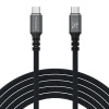 Kabel Wozinsky WPS-UY41S USB-C USB4 40Gb/s 240W 1m 4K - czarny