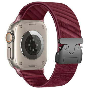 Beline pasek Apple Watch Oblique         42/44/45/49mm czerwony/red