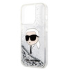 Karl Lagerfeld KLHCP14LLNKHCH iPhone 14 Pro 6,1" srebrny/silver hardcase Glitter Karl Head