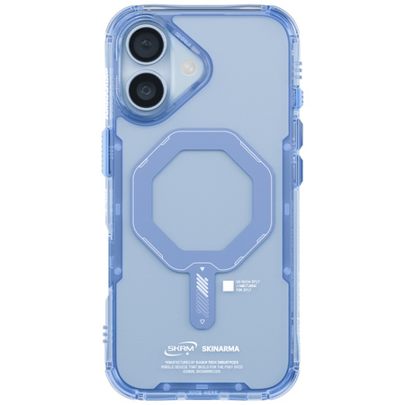 Etui Skinarma Saido do iPhone 17         Magnetic Charging niebieski