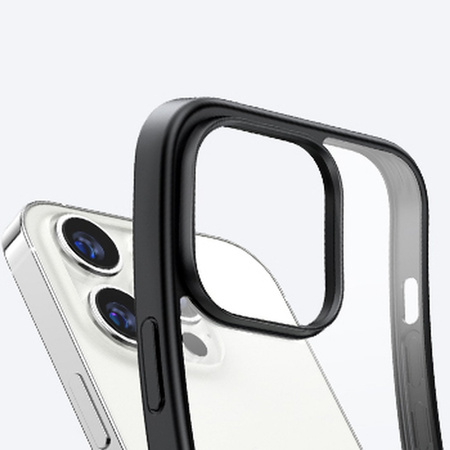 Ugreen Fusion Kickstand Case sztywne etui z żelową ramką i podstawką do iPhone 13 Pro czarny (90153)