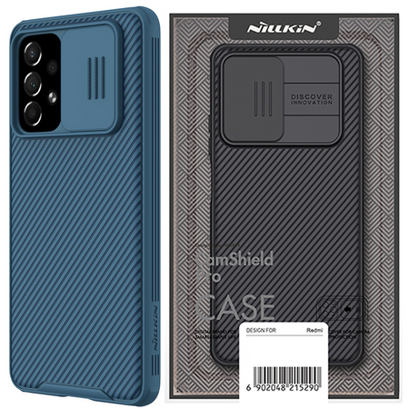 Nillkin CamShield Pro Case pancerne etui pokrowiec osłona na aparat kamerę Samsung Galaxy A73 niebieski