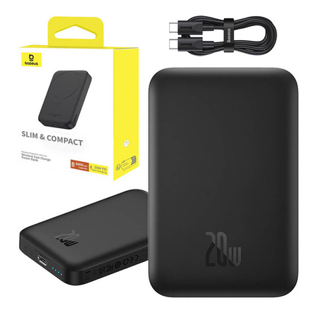 BASEUS MINI BEZPRZEWODOWY POWERBANK 20W DO SMARTFONÓW IPHONE SAMSUNG