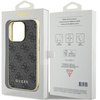 Guess GUHCP15LGF4GGR iPhone 15 Pro 6.1" szary/grey hardcase 4G Charms Collection